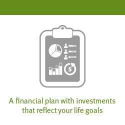 A financial plan with investments that reflect your life goals