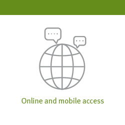 Online and mobile access